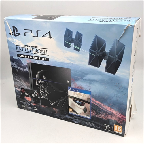 Playstation 4 - Star Wars Battlefront Limited Edition - 1TB HDD - Konsol - CUH-1216B - SNR 03-27452351-5673444 (B Grade) (Genbru